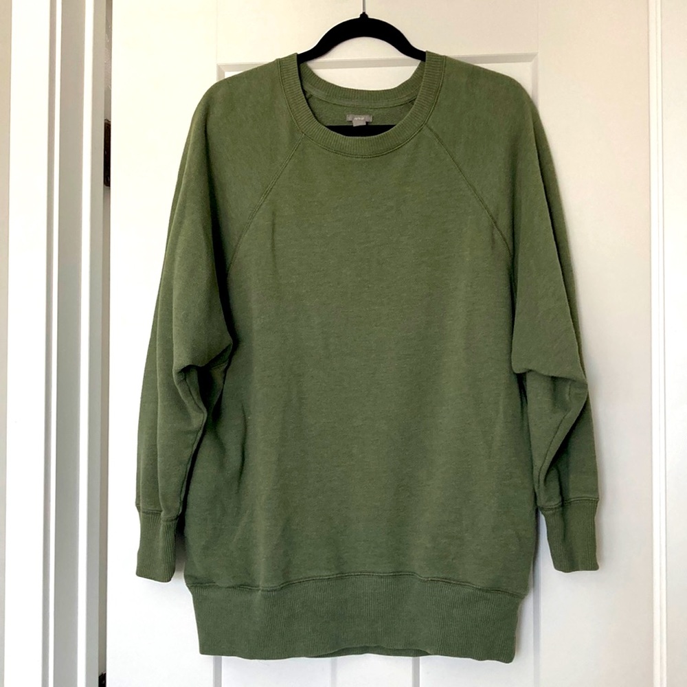 Aerie olive green sweatshirt